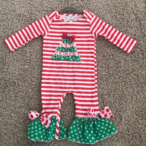 Girls Christmas Onesie - Picture 1 of 1